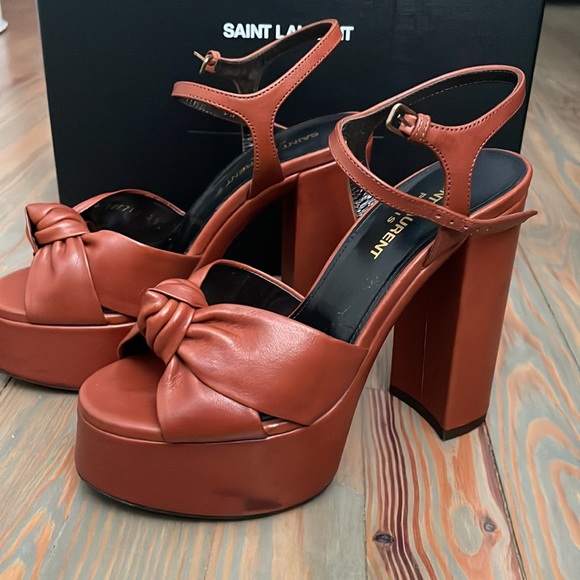 Saint Laurent Bianca platform sandals - Picture 2 of 4